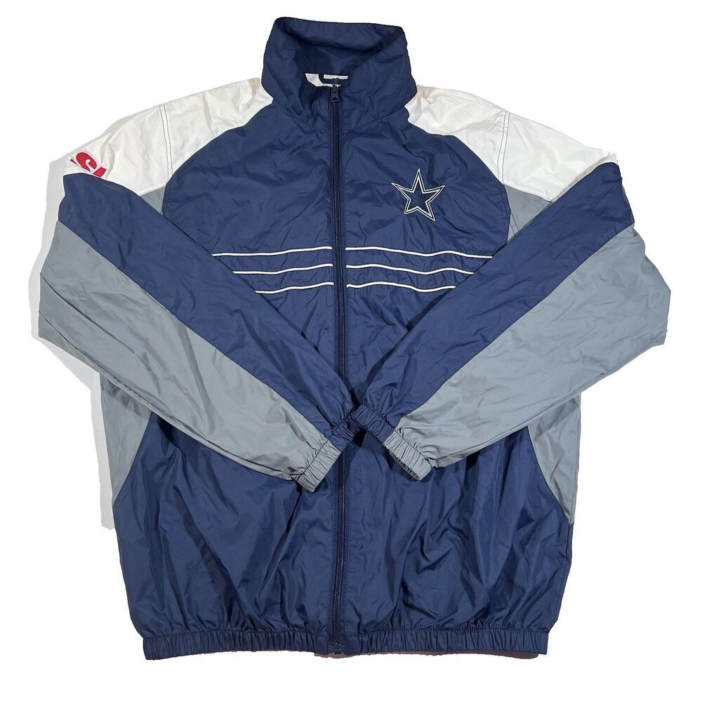Vintage Dallas Cowboys Sports Illustrated NFL Team Apparel Windbreaker Large
